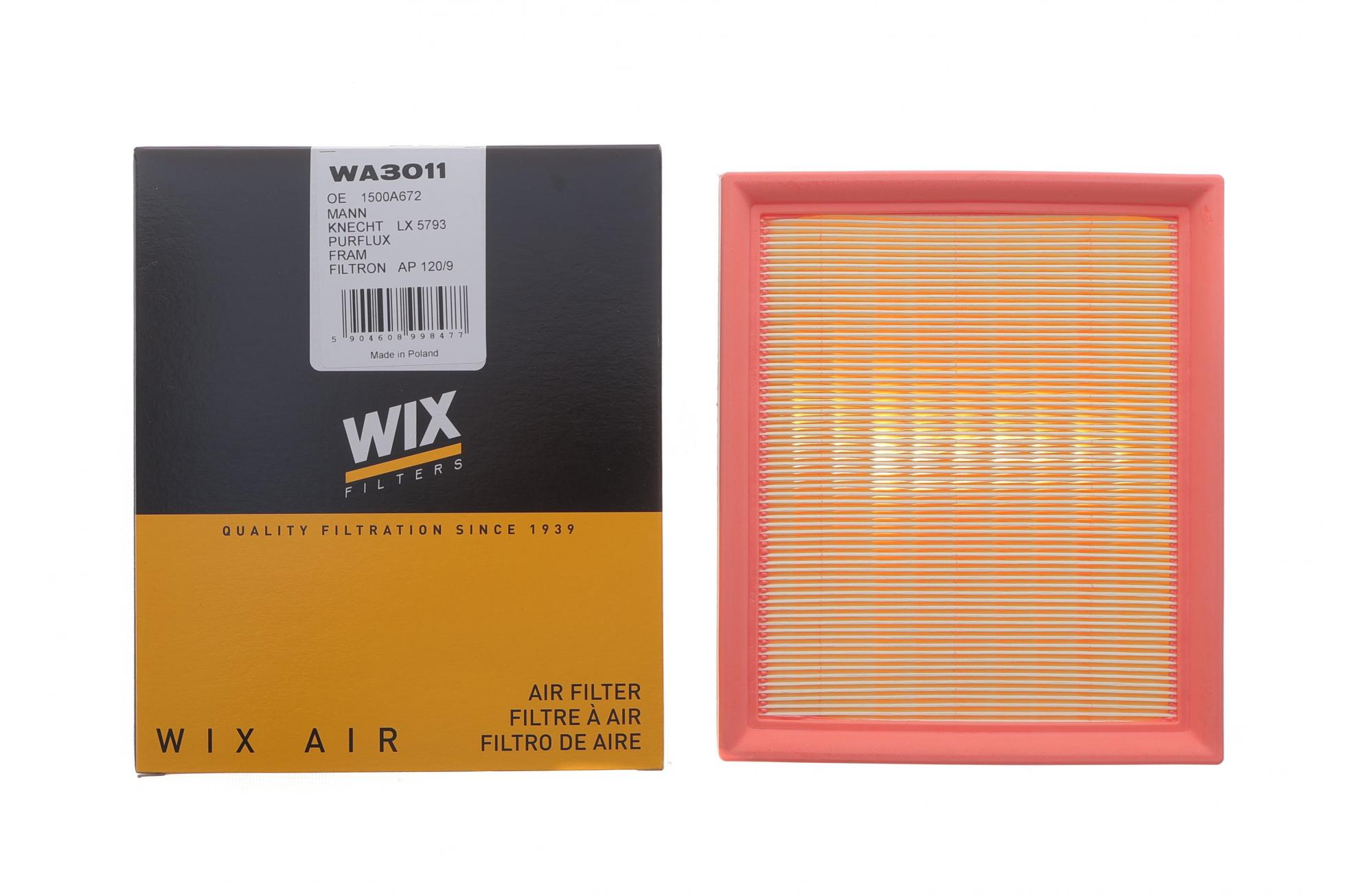 WA3011 WIX FILTERS